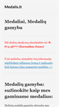Mobile Screenshot of medalis.lt
