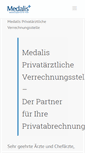Mobile Screenshot of medalis.de